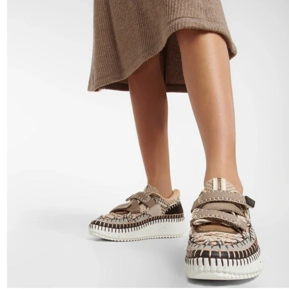 Chloe Nama Slip-On Sneakers Size 40 - Picture 4 of 16